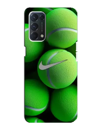 Чохол для OPPO A74 з картинкою «Тенісні м'ячі Найк»