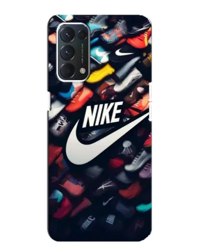 Чохол для OPPO A74 з картинкою «Колекція кросівок Nike»