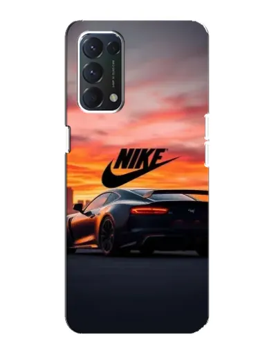 Чохол для OPPO A74 з картинкою «Nike та суперкар»