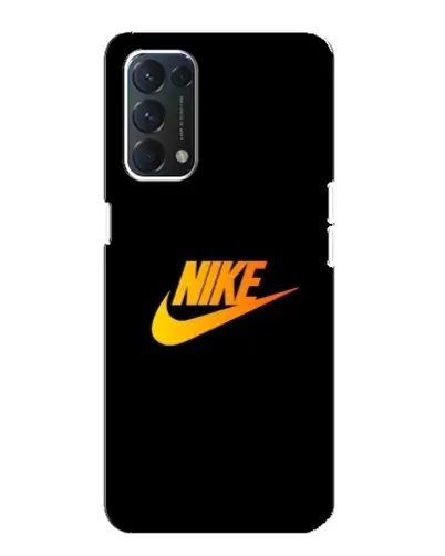 Чохол для OPPO A74 з картинкою «Золотий логотип Nike»