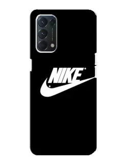 Чохол для OPPO A74 з картинкою «Мазки фарби Nike»