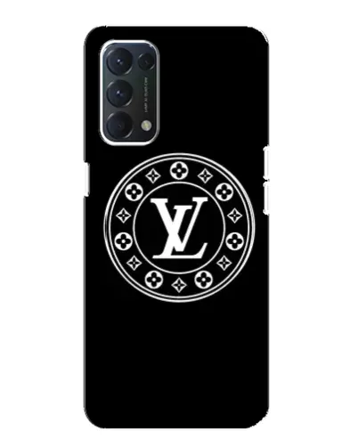 Чехол для OPPO A74 с картинкой «LV — печать стиля»