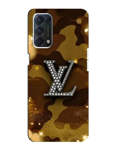 Чехол для OPPO A74 с картинкой «Камуфляжный Louis Vuitton»