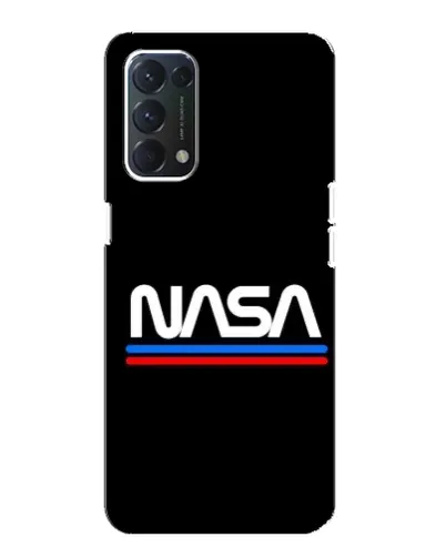 Чехол для OPPO A74 с картинкой «NASA — классика Red Blue» Чехол для OPPO A74 с картинкой «NASA — классика Red Blue»