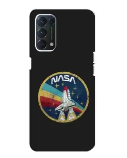 Чохол для OPPO A74 з картинкою «NASA — емблема місії»