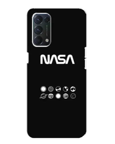 Чехол для OPPO A74 с картинкой «NASA — технический принт» Чехол для OPPO A74 с картинкой «NASA — технический принт»