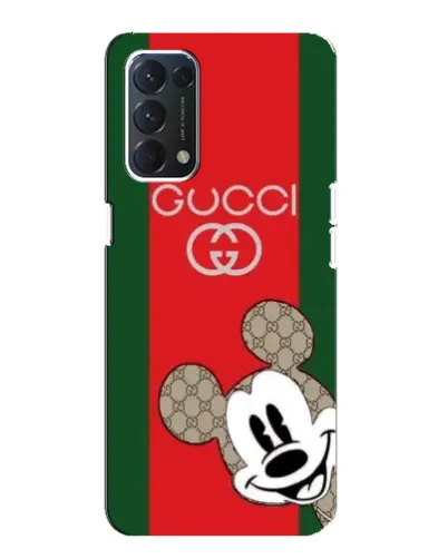 Чохол для OPPO A74 з картинкою «Gucci — смуги та Міккі» Чохол для OPPO A74 з картинкою «Gucci — смуги та Міккі»