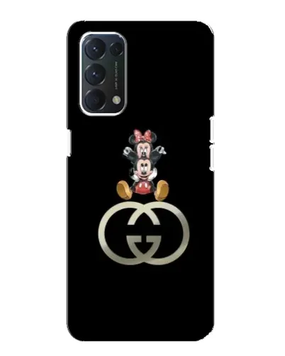 Чохол для OPPO A74 з картинкою «Мінні Маус на лого» Чохол для OPPO A74 з картинкою «Мінні Маус на лого»