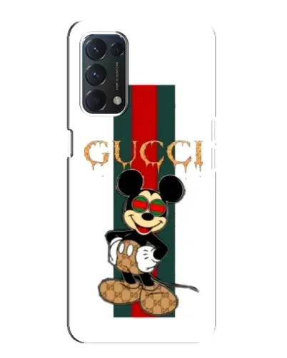 Чохол для OPPO A74 з картинкою «Міккі Маус Gucci — смуги» Чохол для OPPO A74 з картинкою «Міккі Маус Gucci — смуги»