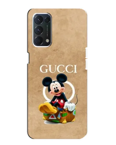 Чохол для OPPO A74 з картинкою «Міккі Маус Gucci — крафт» Чохол для OPPO A74 з картинкою «Міккі Маус Gucci — крафт»