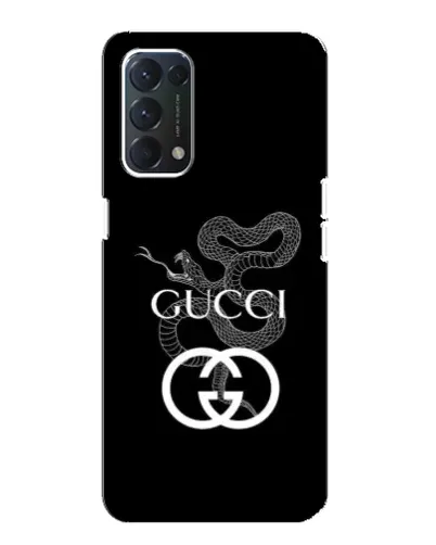 Чохол для OPPO A74 з картинкою «Gucci — срібна змія» Чохол для OPPO A74 з картинкою «Gucci — срібна змія»