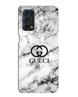 Чохол для OPPO A74 з картинкою «Gucci — мармуровий шик»