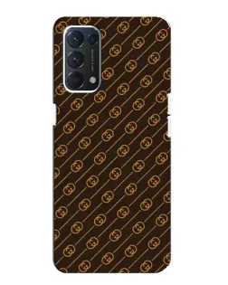 Чохол для OPPO A74 з картинкою «Gucci — золоті діагоналі»