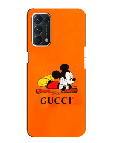 Чохол для OPPO A74 з картинкою «Міккі Маус Gucci — помаранч» Чохол для OPPO A74 з картинкою «Міккі Маус Gucci — помаранч»