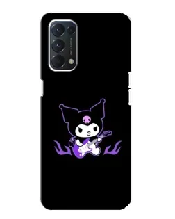 Чехол для OPPO A74 с картинкой «Электрическая Kuromi»