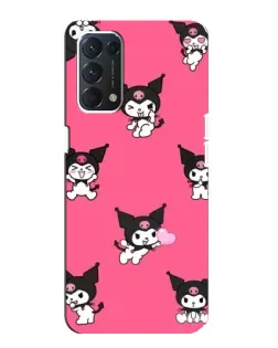 Чехол для OPPO A74 с картинкой «Паттерн с Куроми»