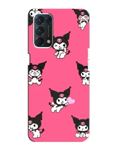 Чехол для OPPO A74 с картинкой «Паттерн с Куроми»