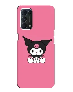 Чехол для OPPO A74 с картинкой «Хмурая Kuromi»