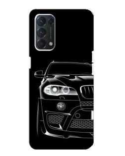 Чохол для OPPO A74 з картинкою «Темний силует BMW» Чохол для OPPO A74 з картинкою «Темний силует BMW»
