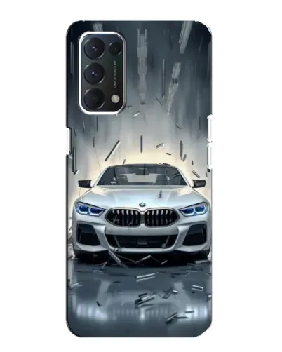 Чохол для OPPO A74 з картинкою «BMW у світлі фар»