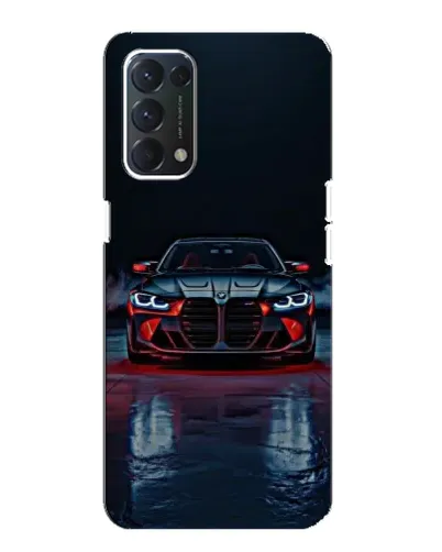 Чохол для OPPO A74 з картинкою «BMW на мокрій дорозі»