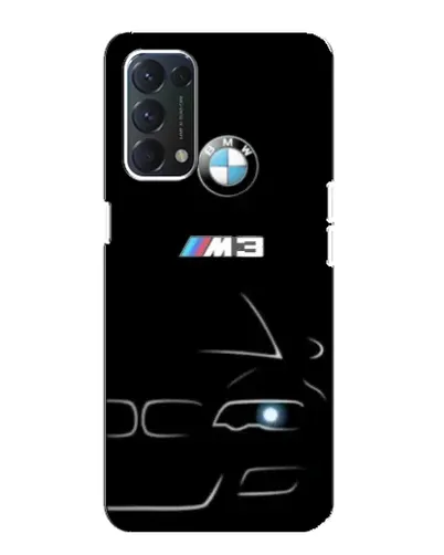 Чохол для OPPO A74 з картинкою «Мінімалістичний принт BMW M3»
