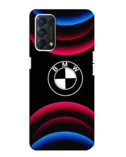 Чохол для OPPO A74 з картинкою «Логотип BMW та неонові дуги» Чохол для OPPO A74 з картинкою «Логотип BMW та неонові дуги»