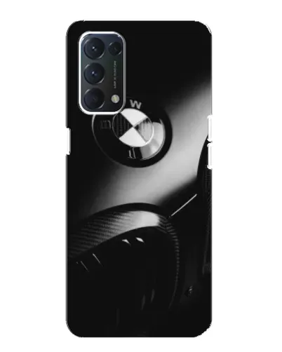 Чохол для OPPO A74 з картинкою «Емблема BMW — макро»