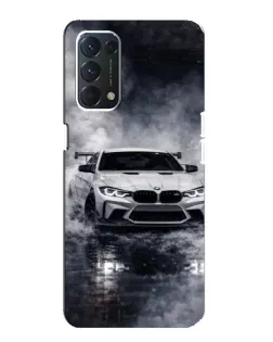 Чохол для OPPO A74 з картинкою «BMW крізь туман» Чохол для OPPO A74 з картинкою «BMW крізь туман»