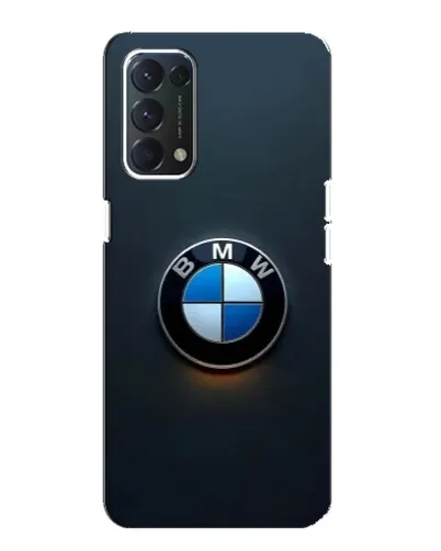 Чохол для OPPO A74 з картинкою «Логотип BMW — мінімалізм»