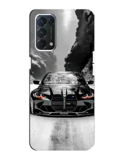 Чохол для OPPO A74 з картинкою «BMW — акварельний дрифт» Чохол для OPPO A74 з картинкою «BMW — акварельний дрифт»