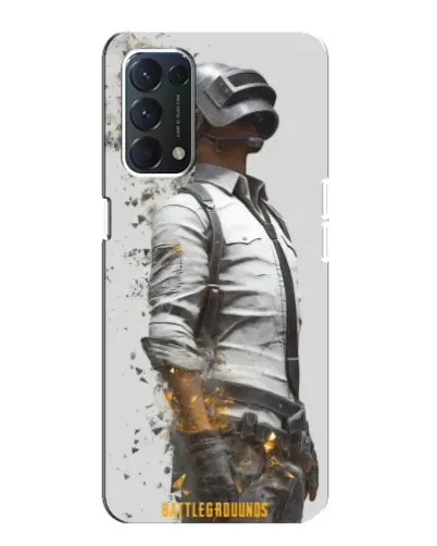 Чохол для OPPO A74 з картинкою «PUBG — боєць у пилу»