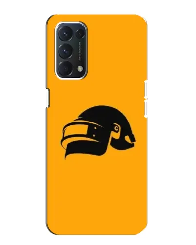 Чохол для OPPO A74 з картинкою «PUBG — золотий шолом»