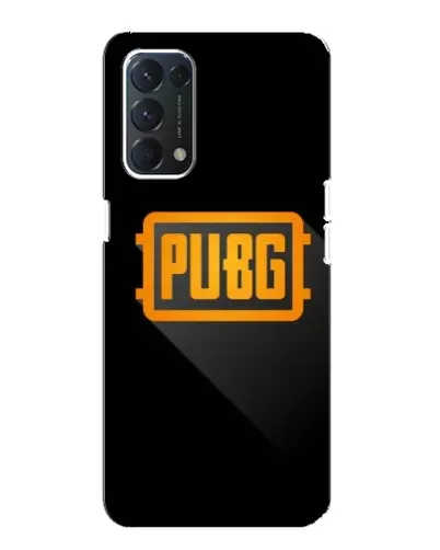Чохол для OPPO A74 з картинкою «PUBG — рамка лого»