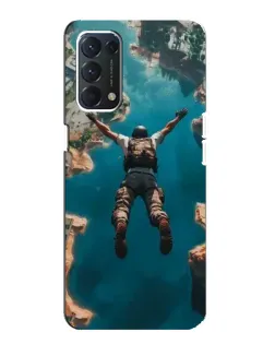 Чохол для OPPO A74 з картинкою «PUBG — вільне падіння» Чохол для OPPO A74 з картинкою «PUBG — вільне падіння»
