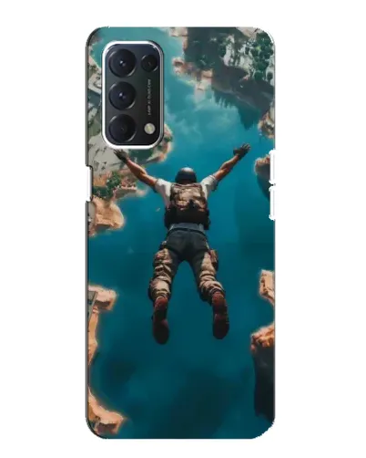 Чохол для OPPO A74 з картинкою «PUBG — вільне падіння»