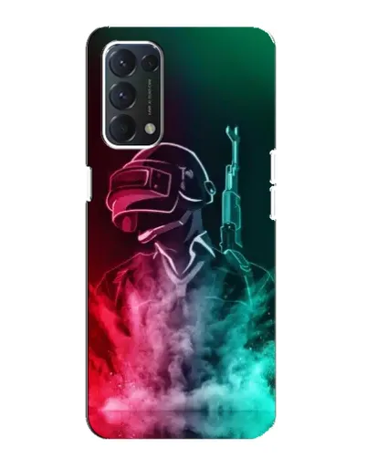 Чохол для OPPO A74 з картинкою «PUBG — вогняний воїн»