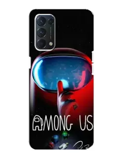 Чохол для OPPO A74 з картинкою «Червоний імпостер — макро» Чохол для OPPO A74 з картинкою «Червоний імпостер — макро»