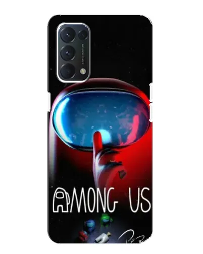 Чохол для OPPO A74 з картинкою «Червоний імпостер — макро» Чохол для OPPO A74 з картинкою «Червоний імпостер — макро»