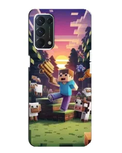 Чохол для OPPO A74 з картинкою «Стів на фермі» Чохол для OPPO A74 з картинкою «Стів на фермі»
