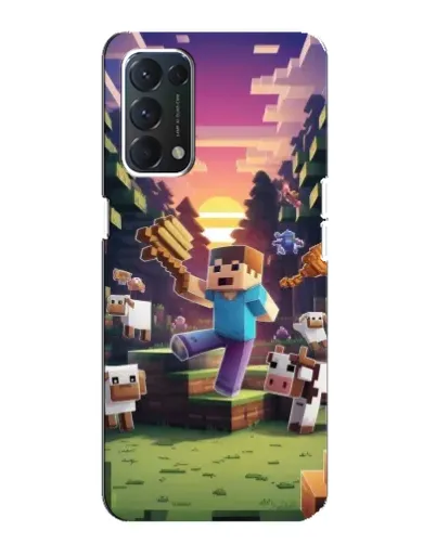 Чохол для OPPO A74 з картинкою «Стів на фермі» Чохол для OPPO A74 з картинкою «Стів на фермі»