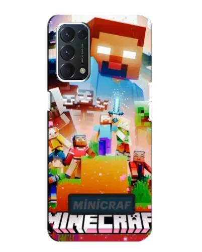 Чохол для OPPO A74 з картинкою «Minecraft герої гри» Чохол для OPPO A74 з картинкою «Minecraft герої гри»