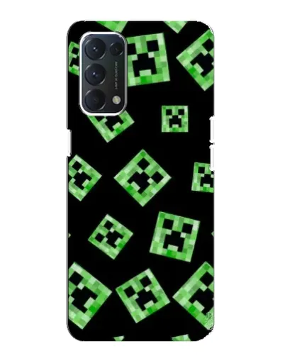 Чохол для OPPO A74 з картинкою «Паттерн з кріперами» Чохол для OPPO A74 з картинкою «Паттерн з кріперами»