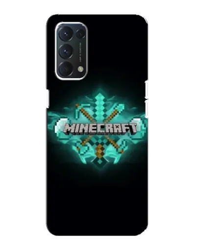 Чохол для OPPO A74 з картинкою «Minecraft Diamond лого» Чохол для OPPO A74 з картинкою «Minecraft Diamond лого»