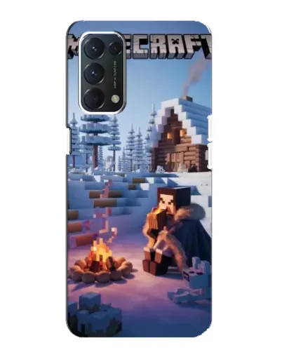 Чохол для OPPO A74 з картинкою «Зимовий Minecraft» Чохол для OPPO A74 з картинкою «Зимовий Minecraft»