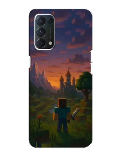 Чохол для OPPO A74 з картинкою «Стів біля вежі» Чохол для OPPO A74 з картинкою «Стів біля вежі»