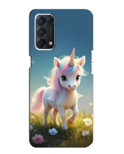 Чехол для OPPO A74 с картинкой «Единорог на поляне» Чехол для OPPO A74 с картинкой «Единорог на поляне»