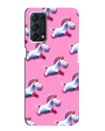Чехол для OPPO A74 с картинкой «Единороги на розовом» Чехол для OPPO A74 с картинкой «Единороги на розовом»
