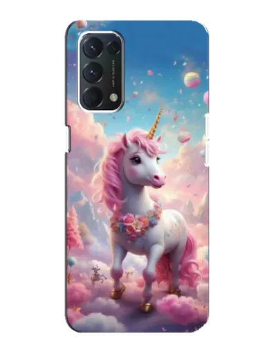Чехол для OPPO A74 с картинкой «Единорог среди облаков» Чехол для OPPO A74 с картинкой «Единорог среди облаков»