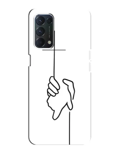 Чохол для OPPO A74 з картинкою «Рука тримає»